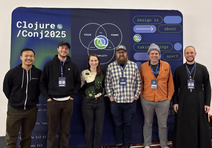 Shortcut team at Clojure/Conj 2025