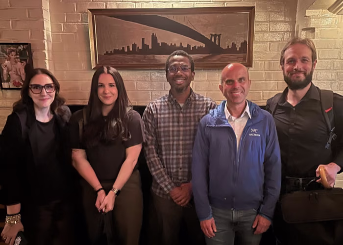Shortcut team members together in New York