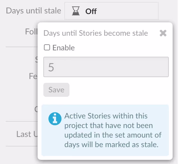 Updates: Story staleness; Story positions in the column